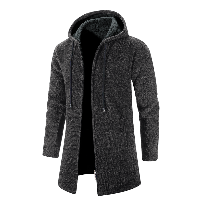 Cody™ Men's Mid-Length Hooded Wool Jacket