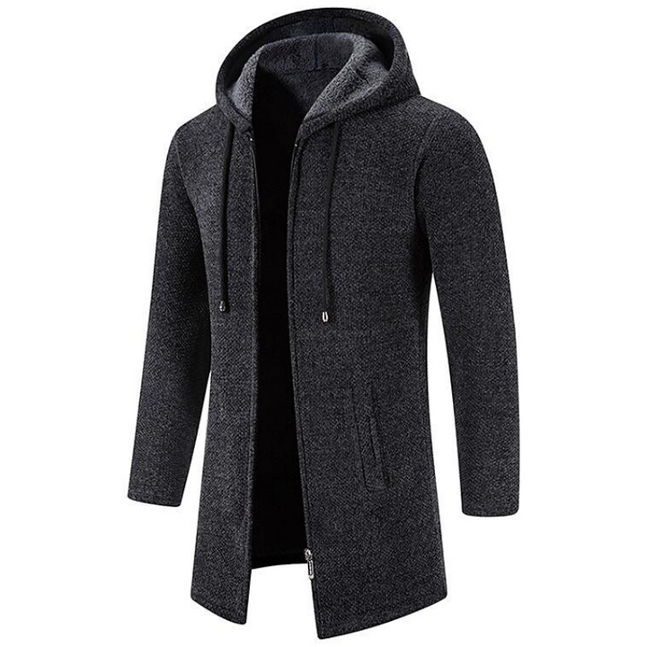 Cody™ Men's Mid-Length Hooded Wool Jacket