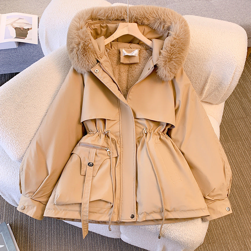Rosy - Causal Winter Zipper Coat